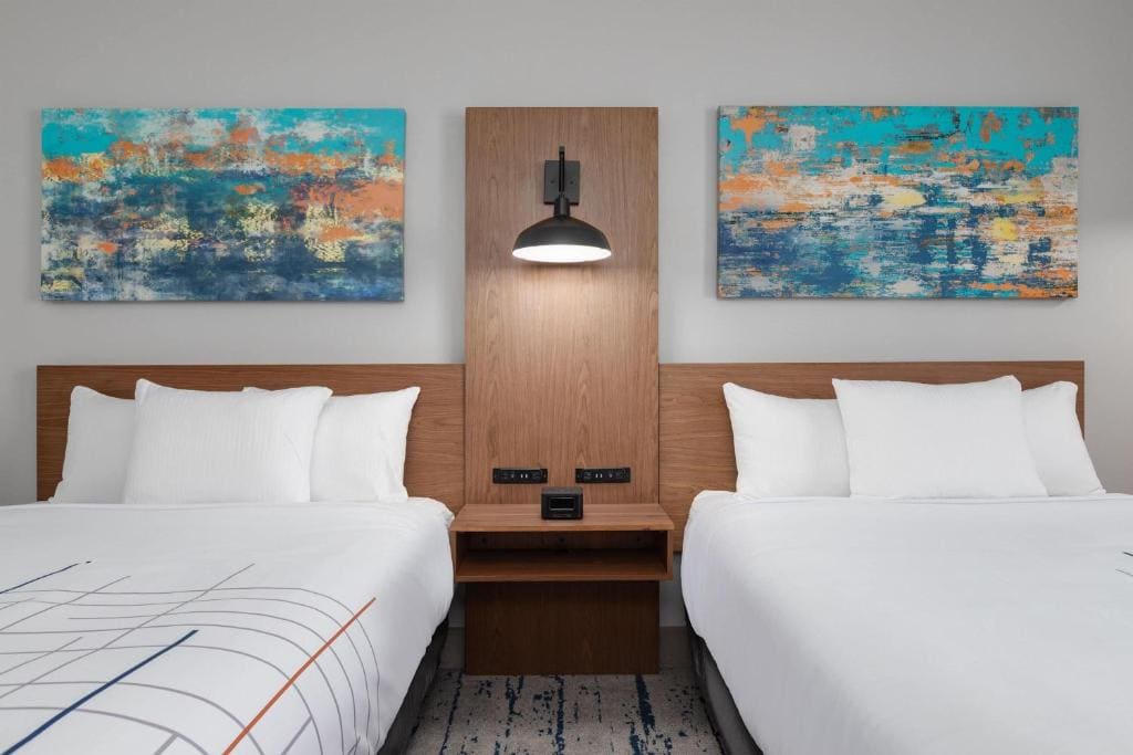 Queen Room with Two Queen Beds, Mobility Access and Roll-In shower, Non-Smoking room - Image 1