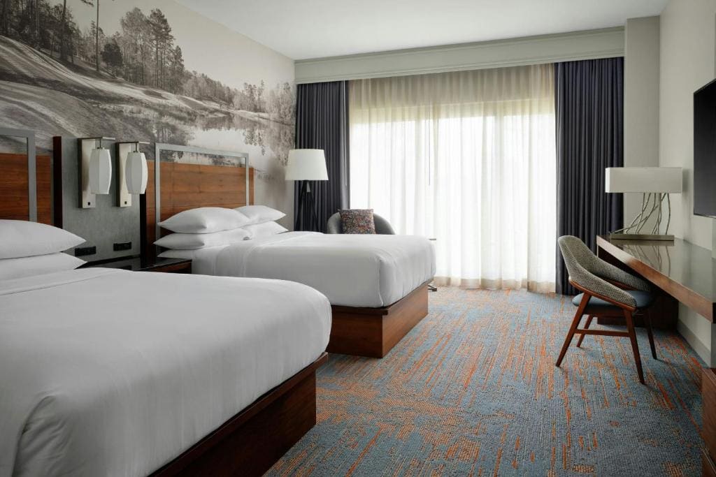 Queen Room with Two Queen Beds and Roll-In Shower - Mobility Accessible room - Image 1