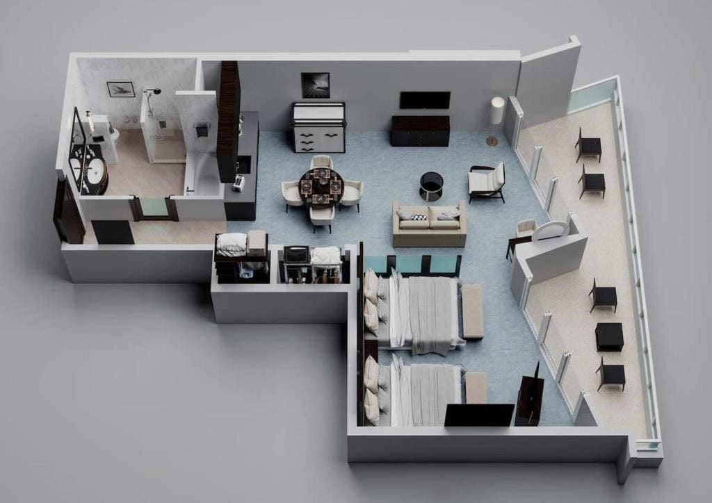 Queen Deluxe Suite room - Image 1