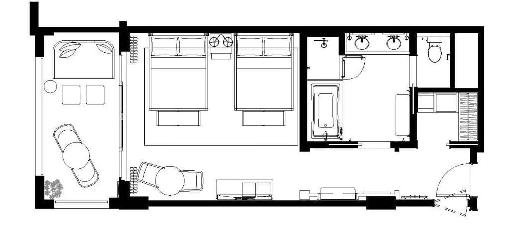 Accessible Ocean View Room Two Queen room - Image 1