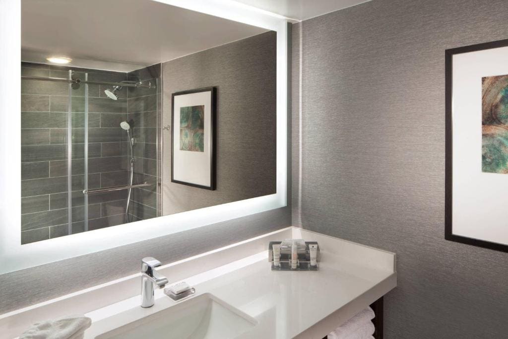 Bi-Level Suite with One King Bed and Sofa Bed room - Image 2