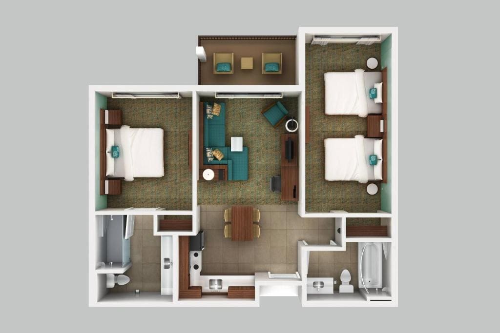 Two-Bedroom Suite with Ocean View room - Image 2
