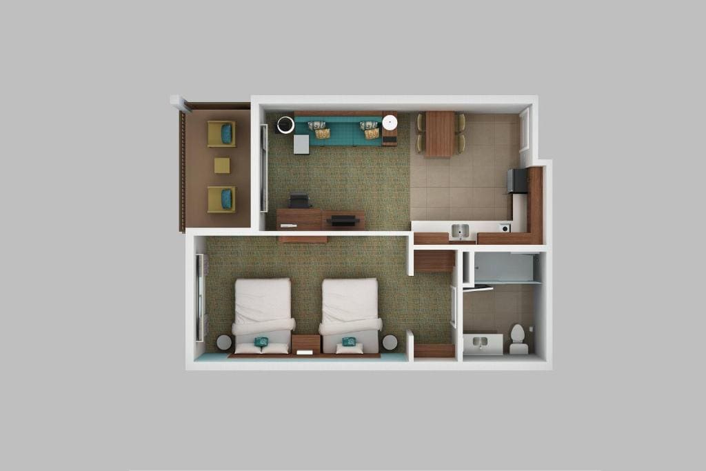 One-Bedroom Queen Suite room - Image 2