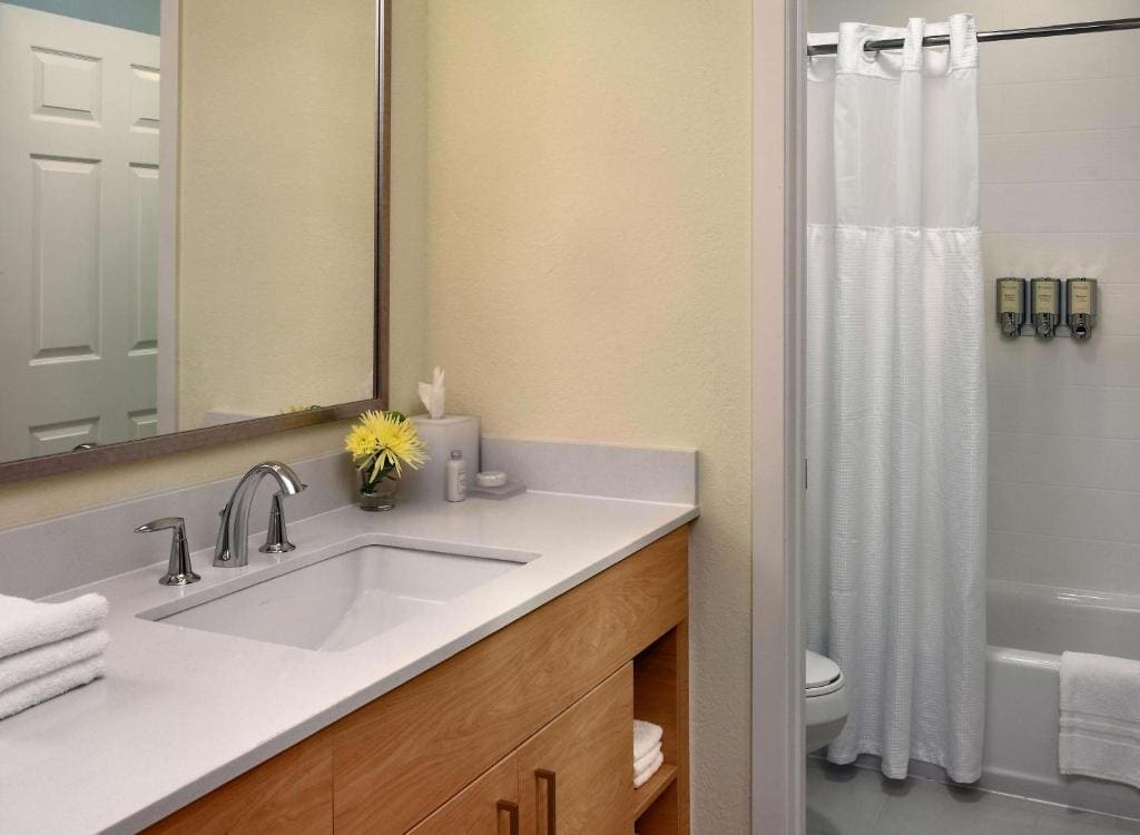 King Studio with Fireplace - Mobility Accessible Roll-In Shower room - Image 3