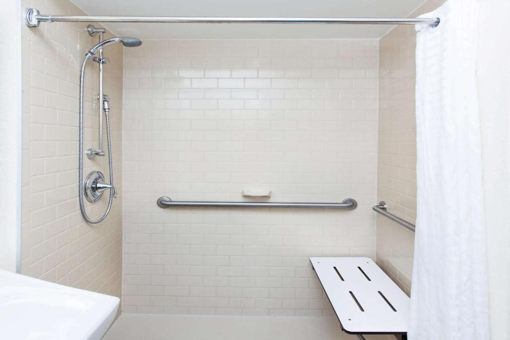 Queen Studio Suite with Roll-In Shower - Mobility Accessible room - Image 2