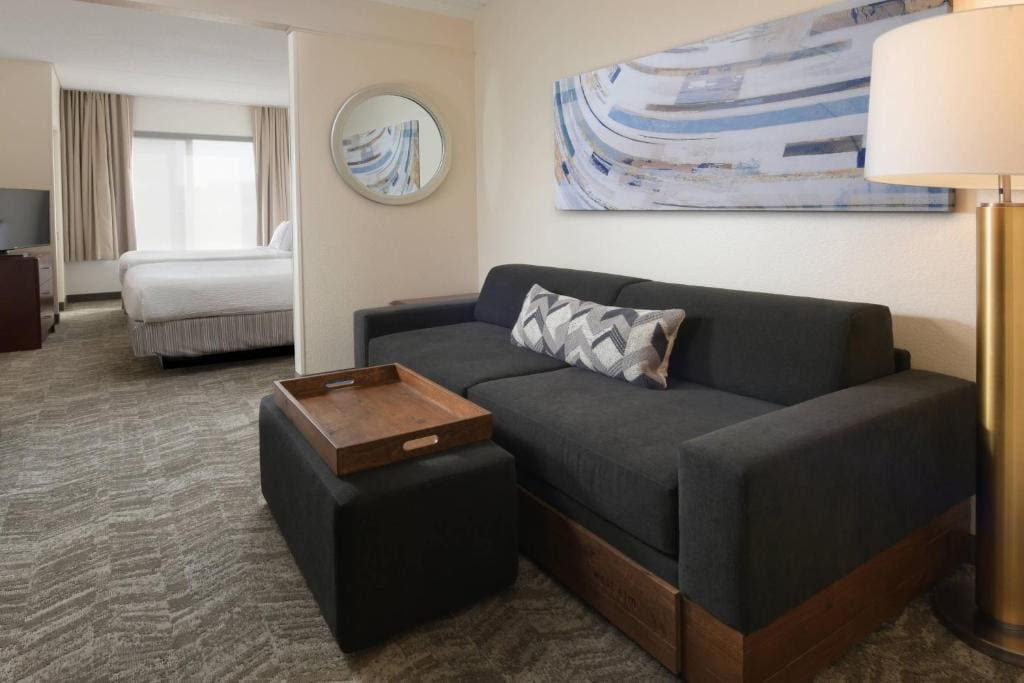 Double Suite with Two Double Beds and Sofa Bed room - Image 1