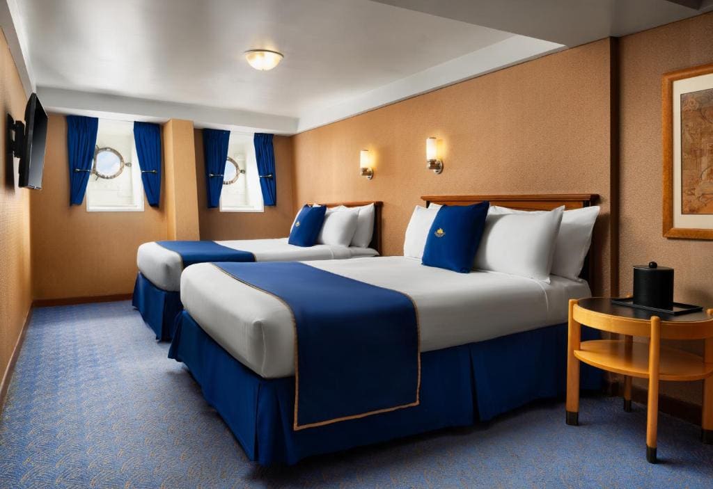 Double Queen Stateroom room - Image 1