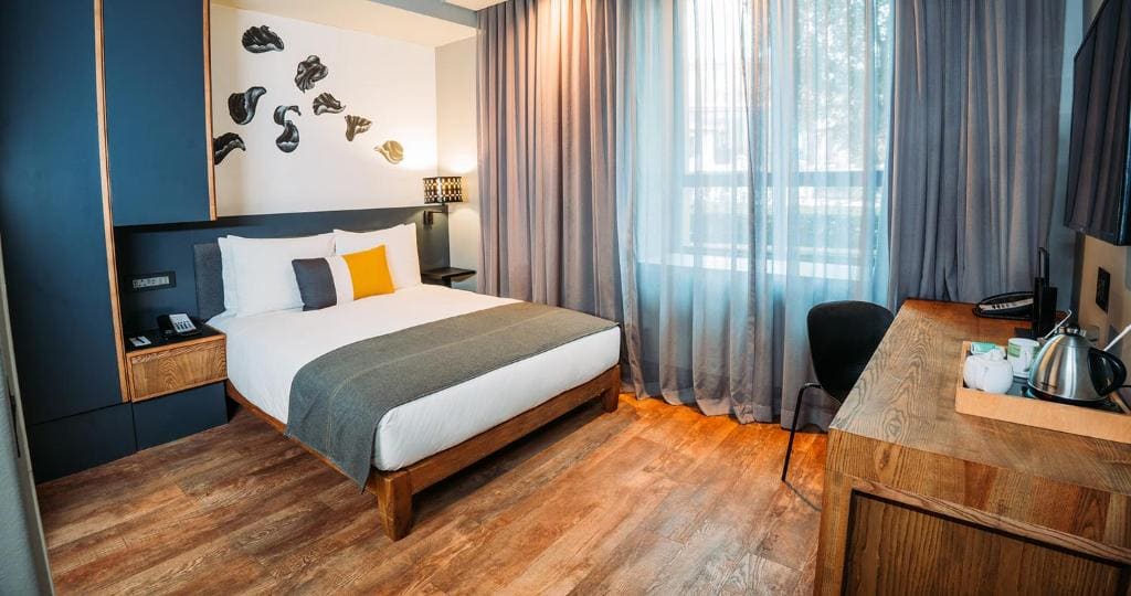 Contemporary Open plan Room One queen Bed Non-smoking room - Image 1