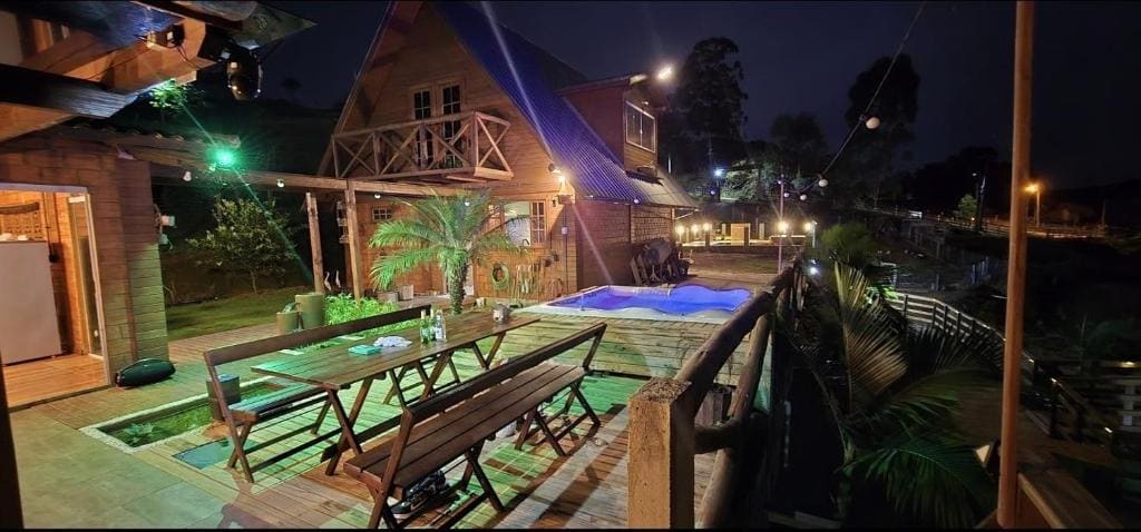 Chalé Familiar com Jacuzzi e Piscina - Main view