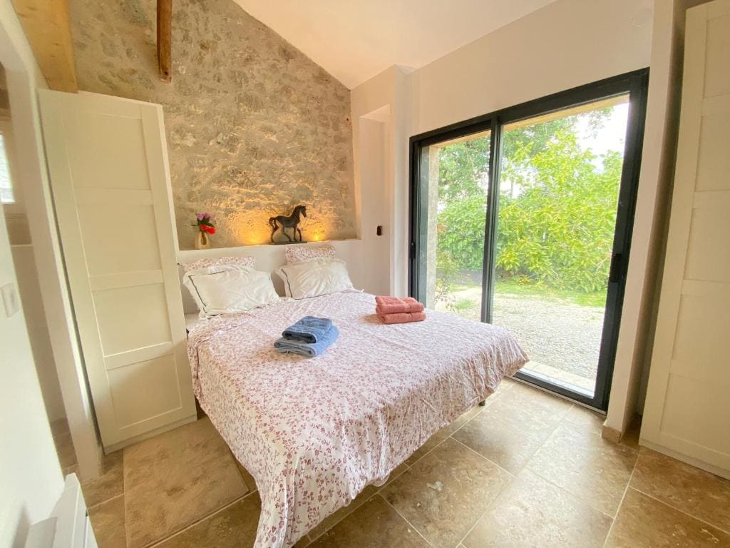 LODGE avec kitchinette terrasse et jardin privé clos - Tampilan 4