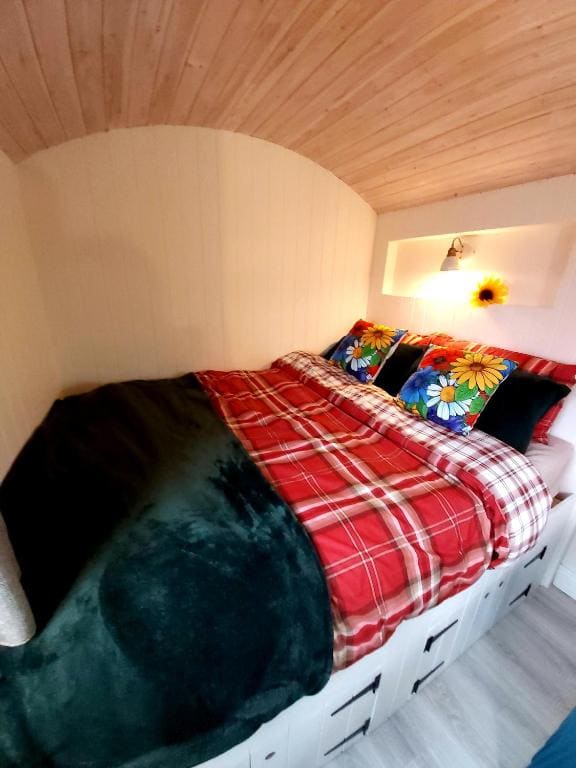 The Feathers Shepherds Hut - View 2