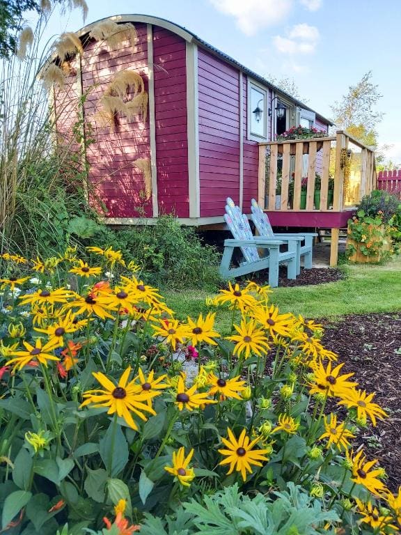 The Feathers Shepherds Hut - View 5