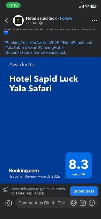 Hotel Sapid Luck Yala Safari - View 2