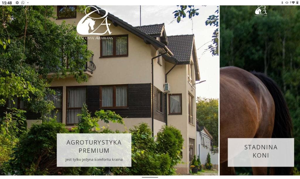 Agroturystyka Premium Cracovia Arabians Ojcowski Park - Hoofdweergave
