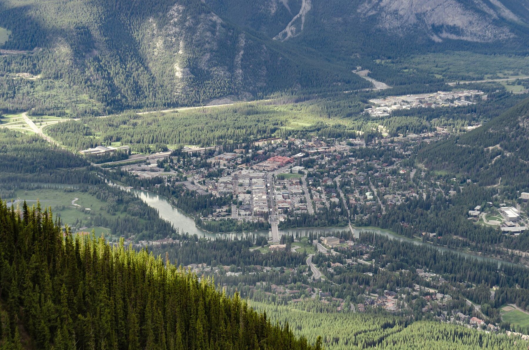 Una veduta di Banff
