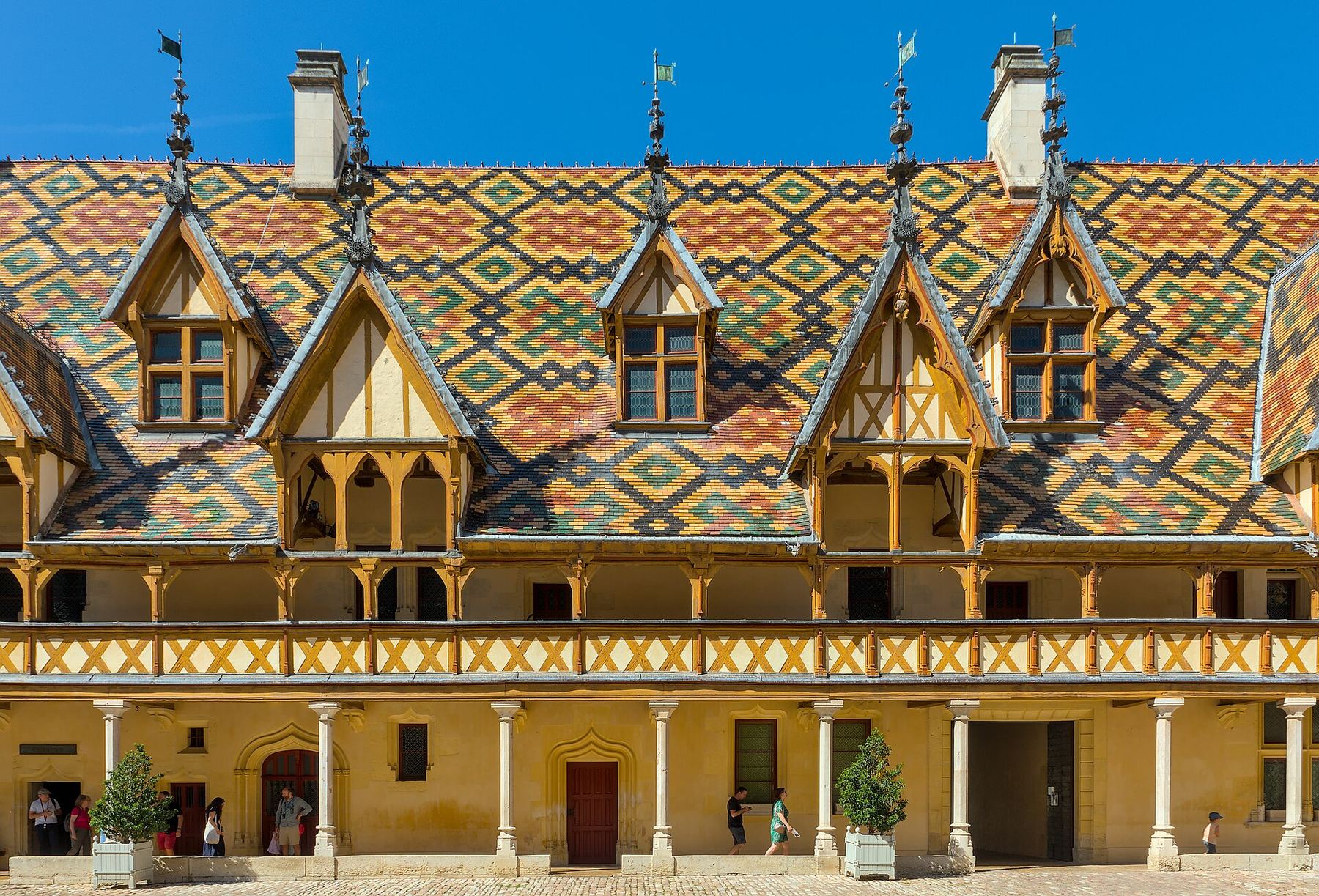 Una vista de Beaune