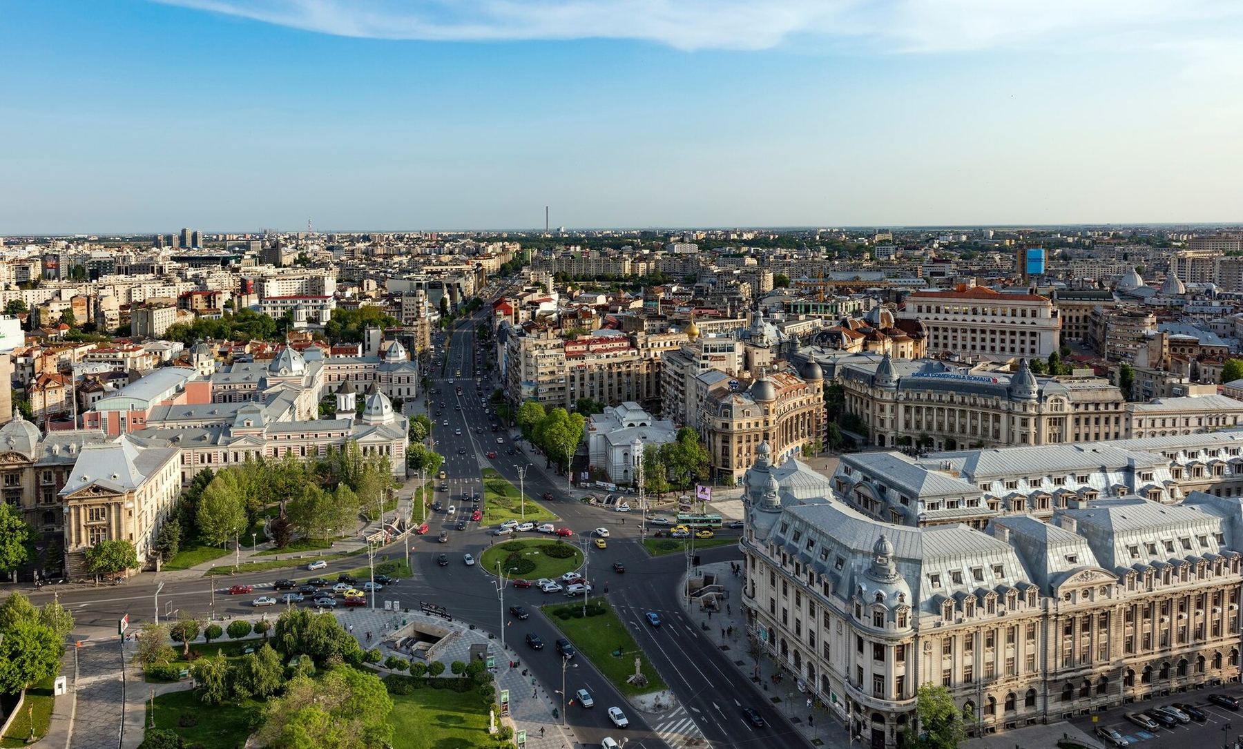 Bucharest का एक दृश्य