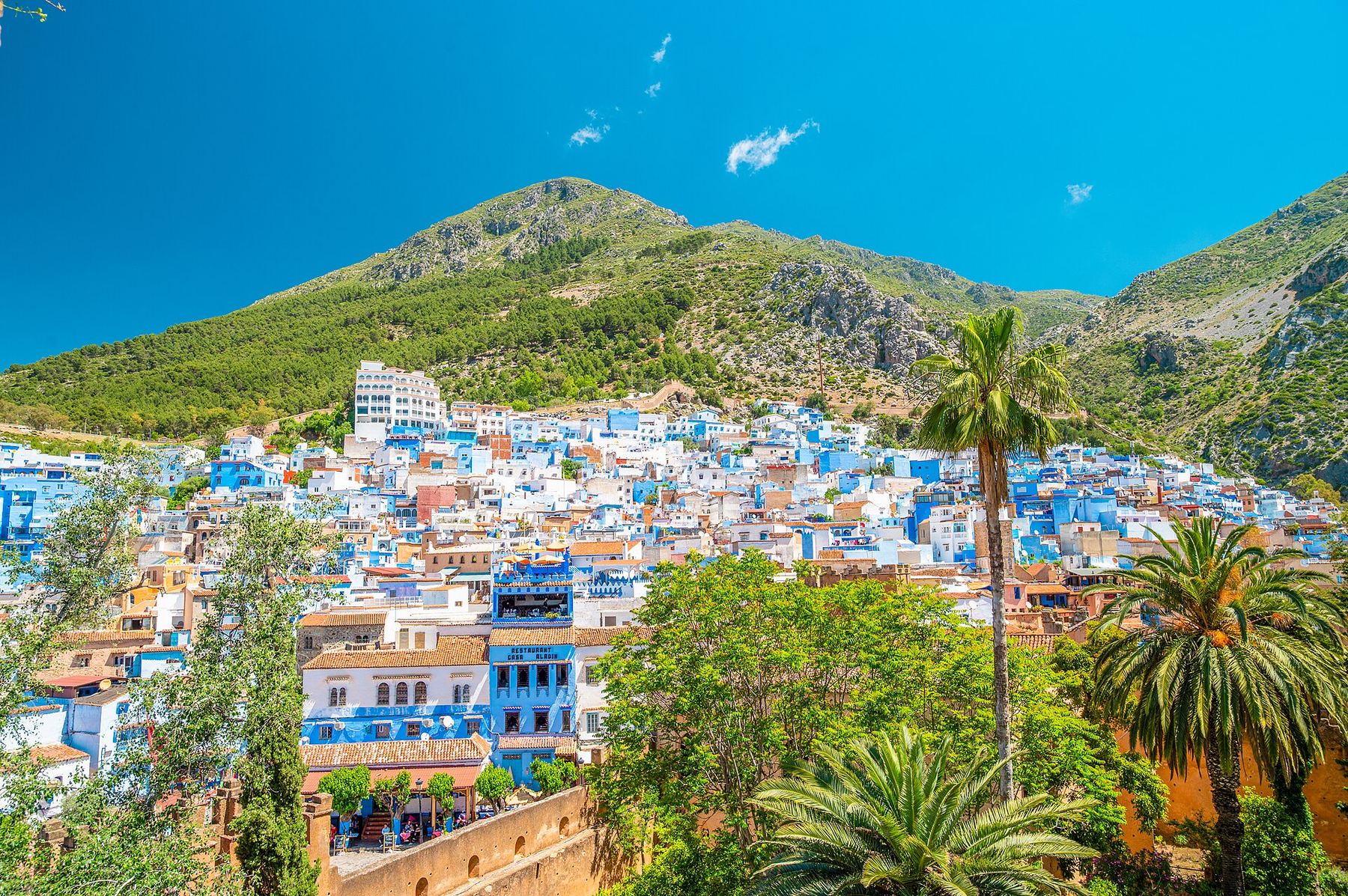 Una veduta di Chefchaouene