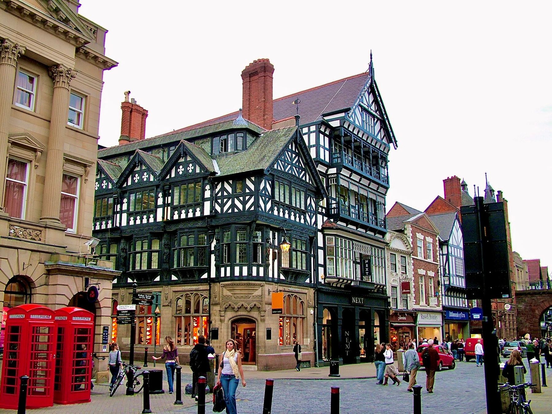 Una veduta di Chester
