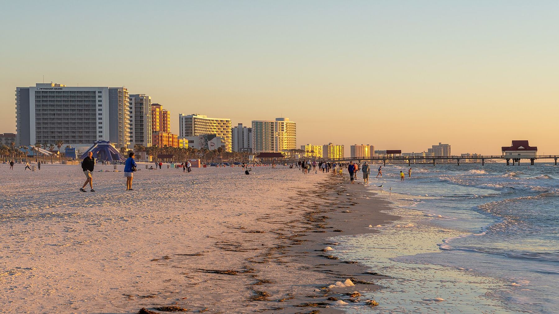 A view of Clearwater Beach
