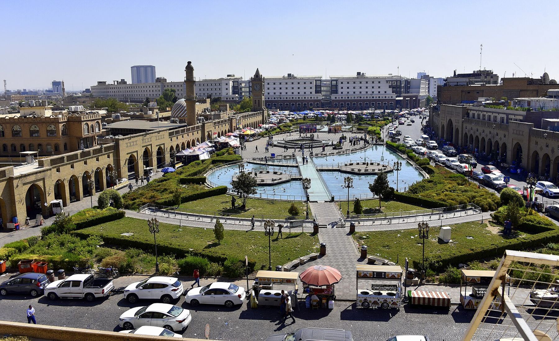 Una veduta di Erbil