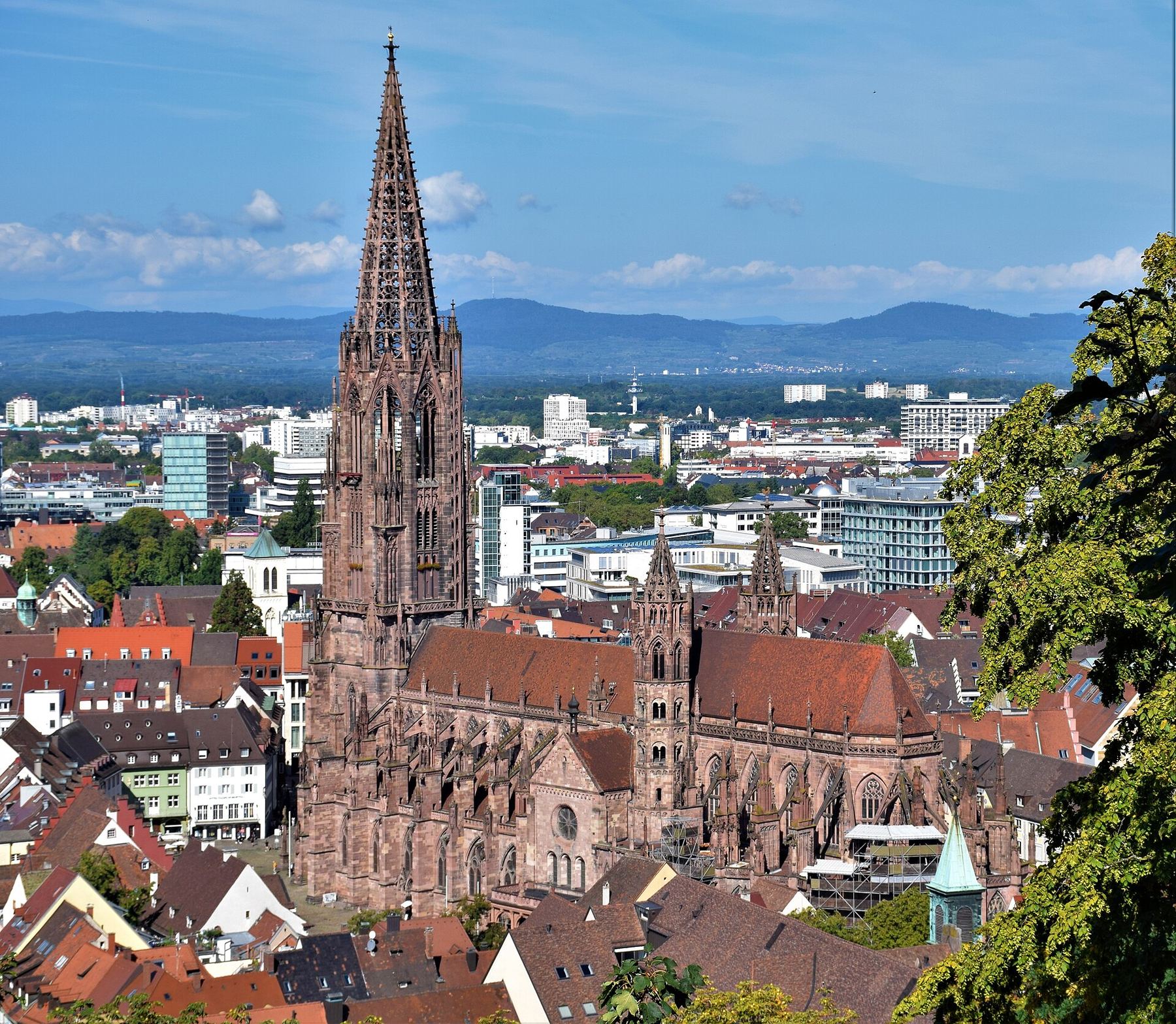 Μια θέα του προορισμού Freiburg im Breisgau
