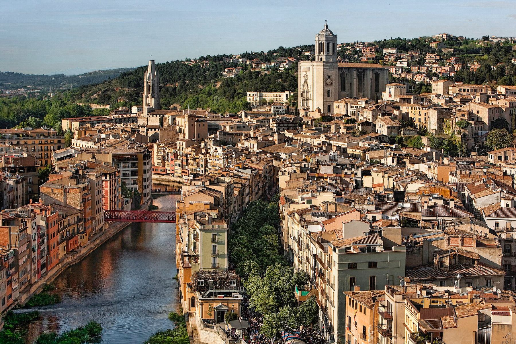 Μια θέα του προορισμού Girona