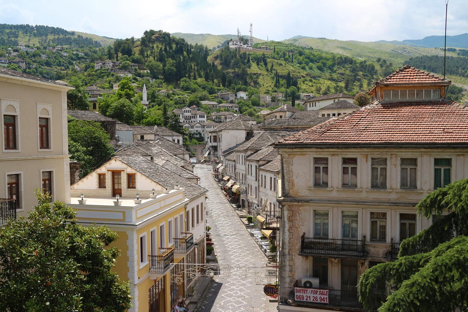 Uma vista de Gjirokastër