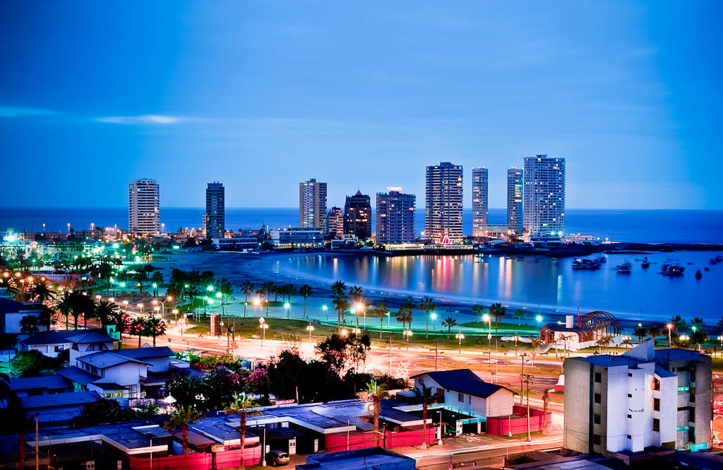 Una veduta di Iquique