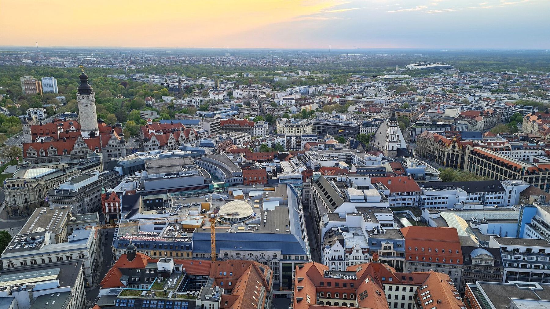 Une vue de Leipzig