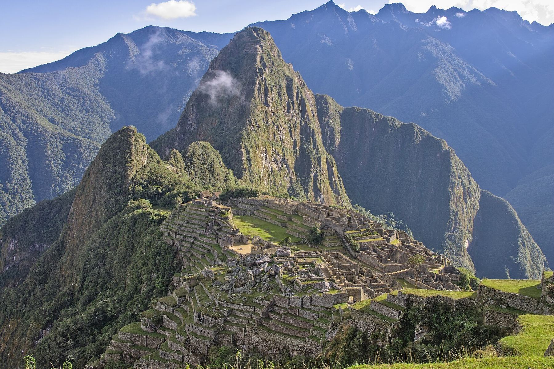 Machu Picchu का एक दृश्य