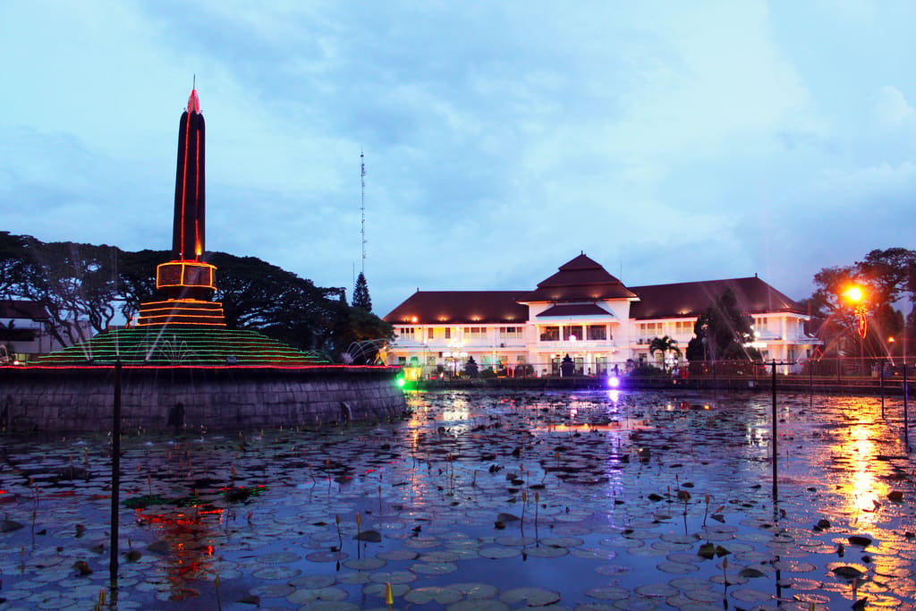 Una vista de Malang