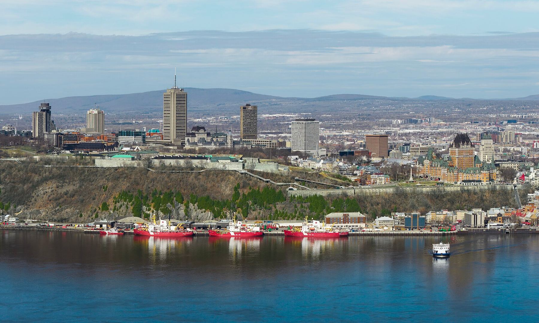 Une vue de Quebec City