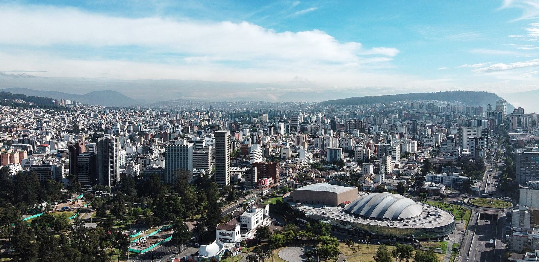 Una veduta di Quito
