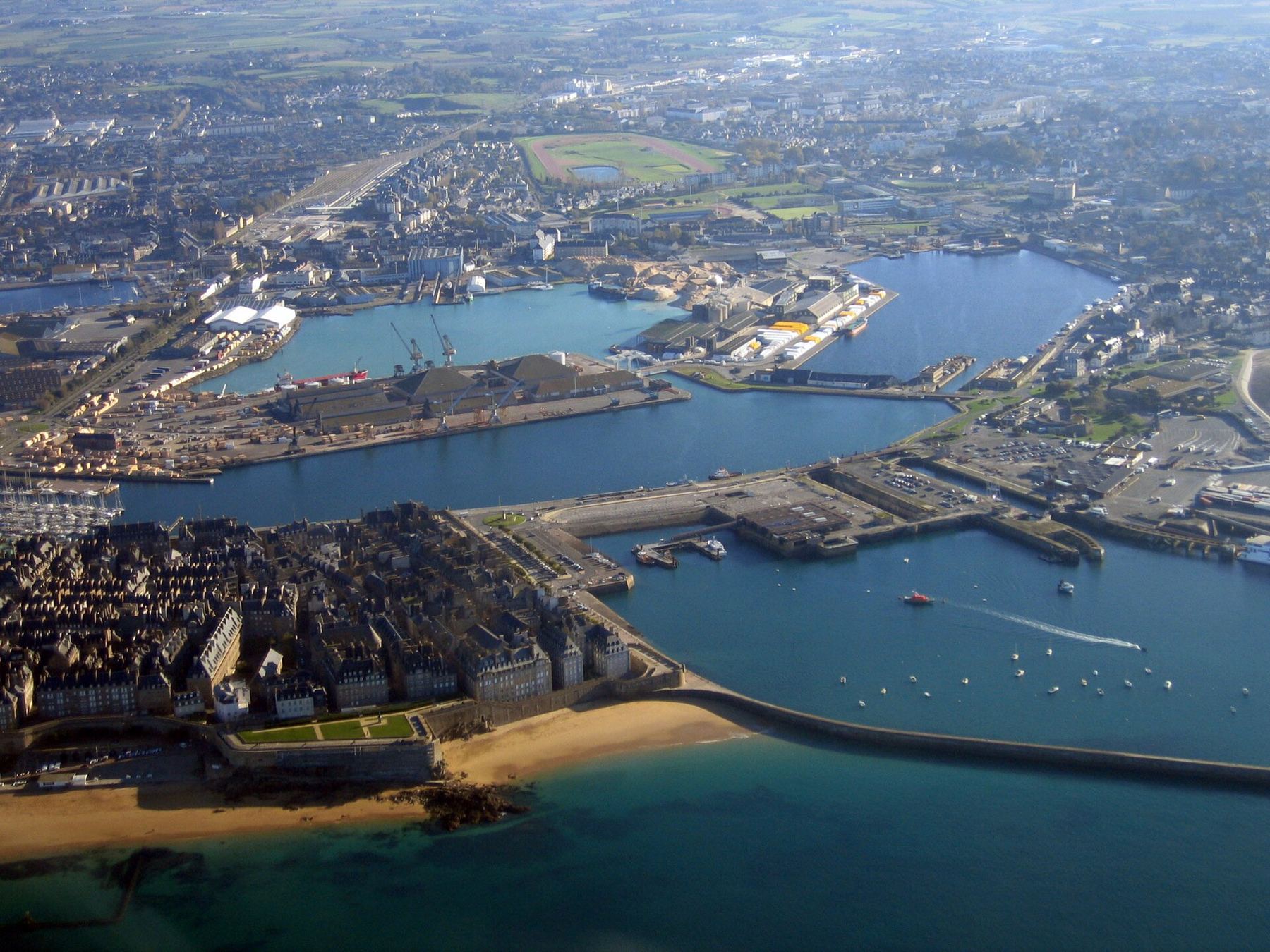 A view of Saint-Malo