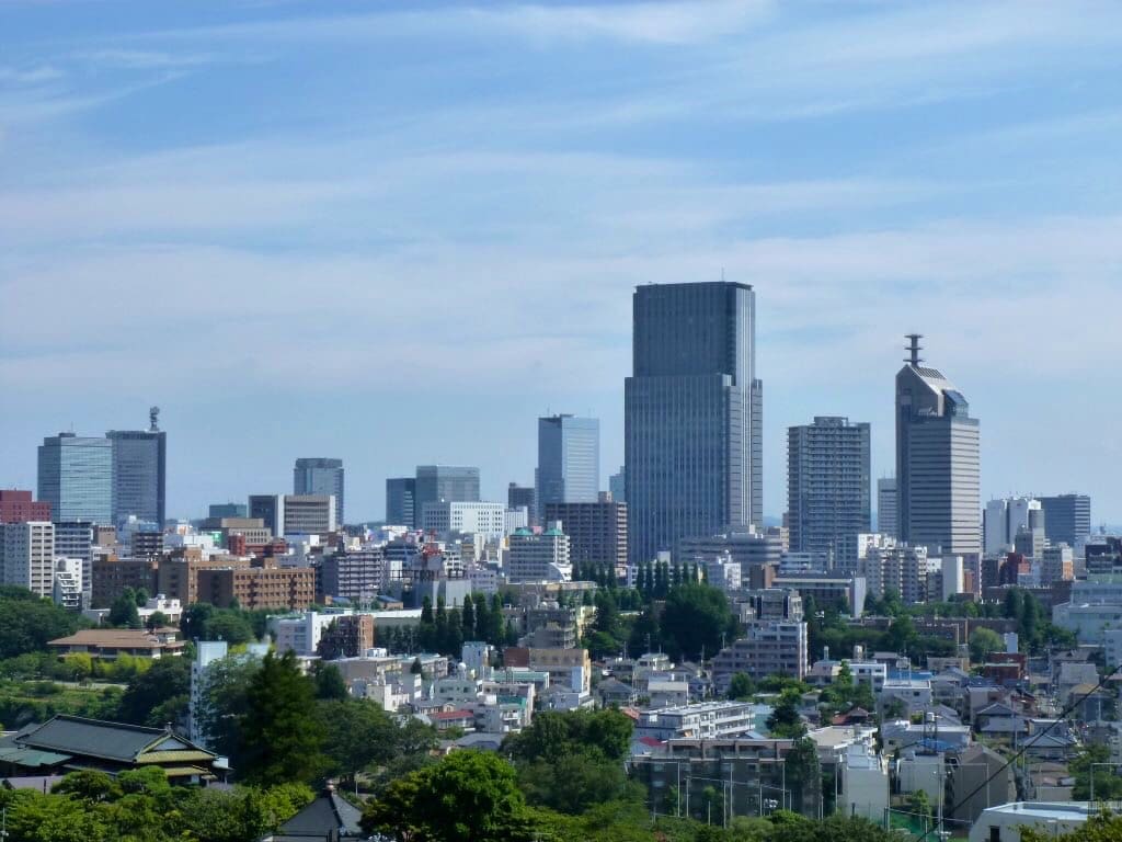 Ein Blick auf Sendai
