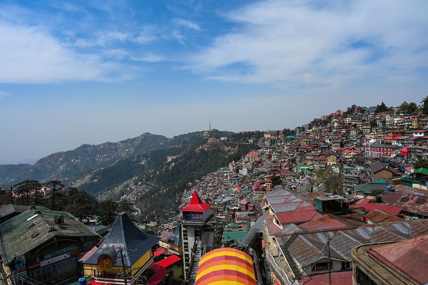 A view of Shimla