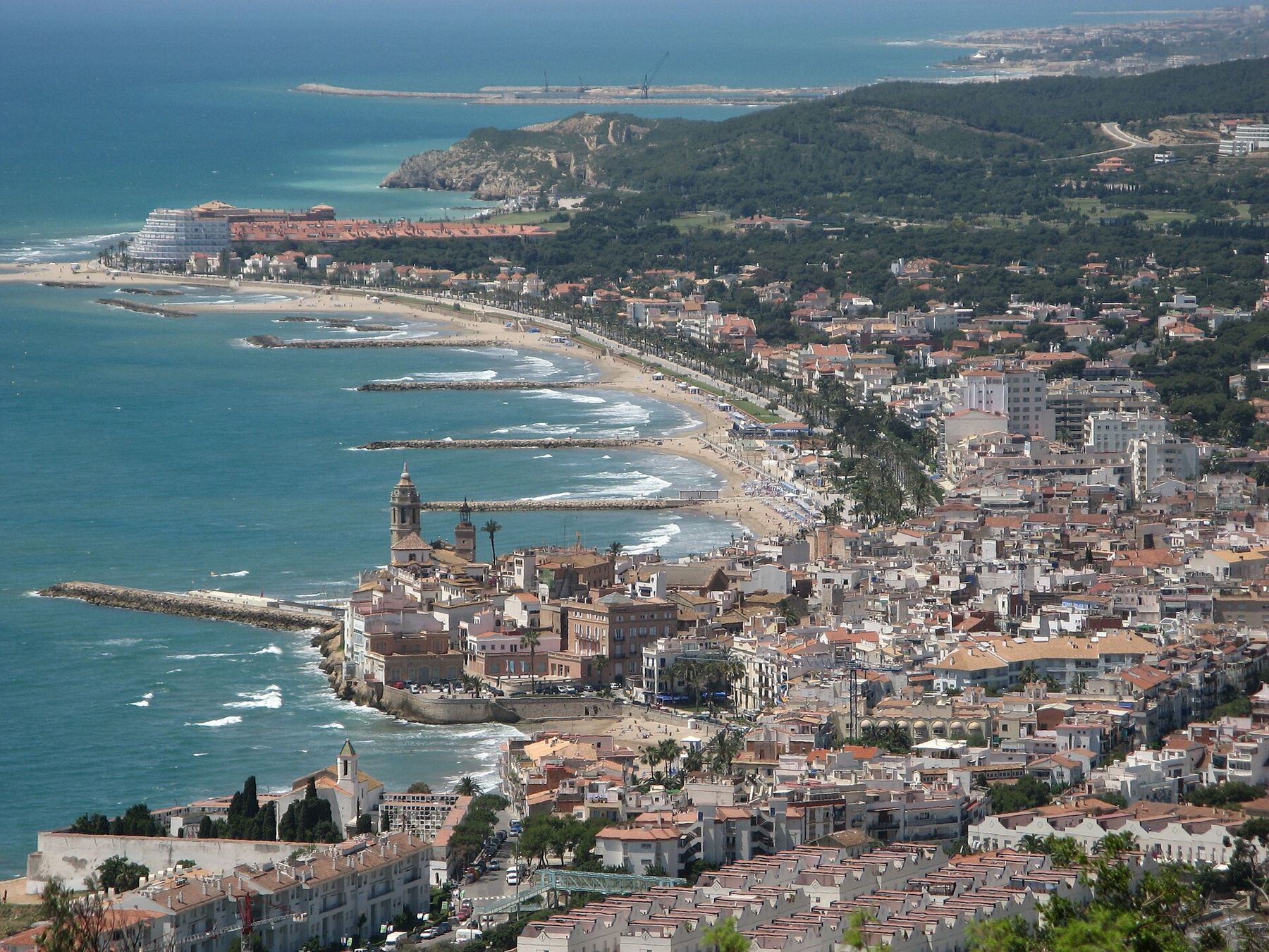 Sitgesの眺め