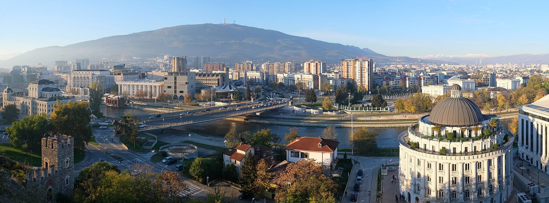 Een blik op Skopje