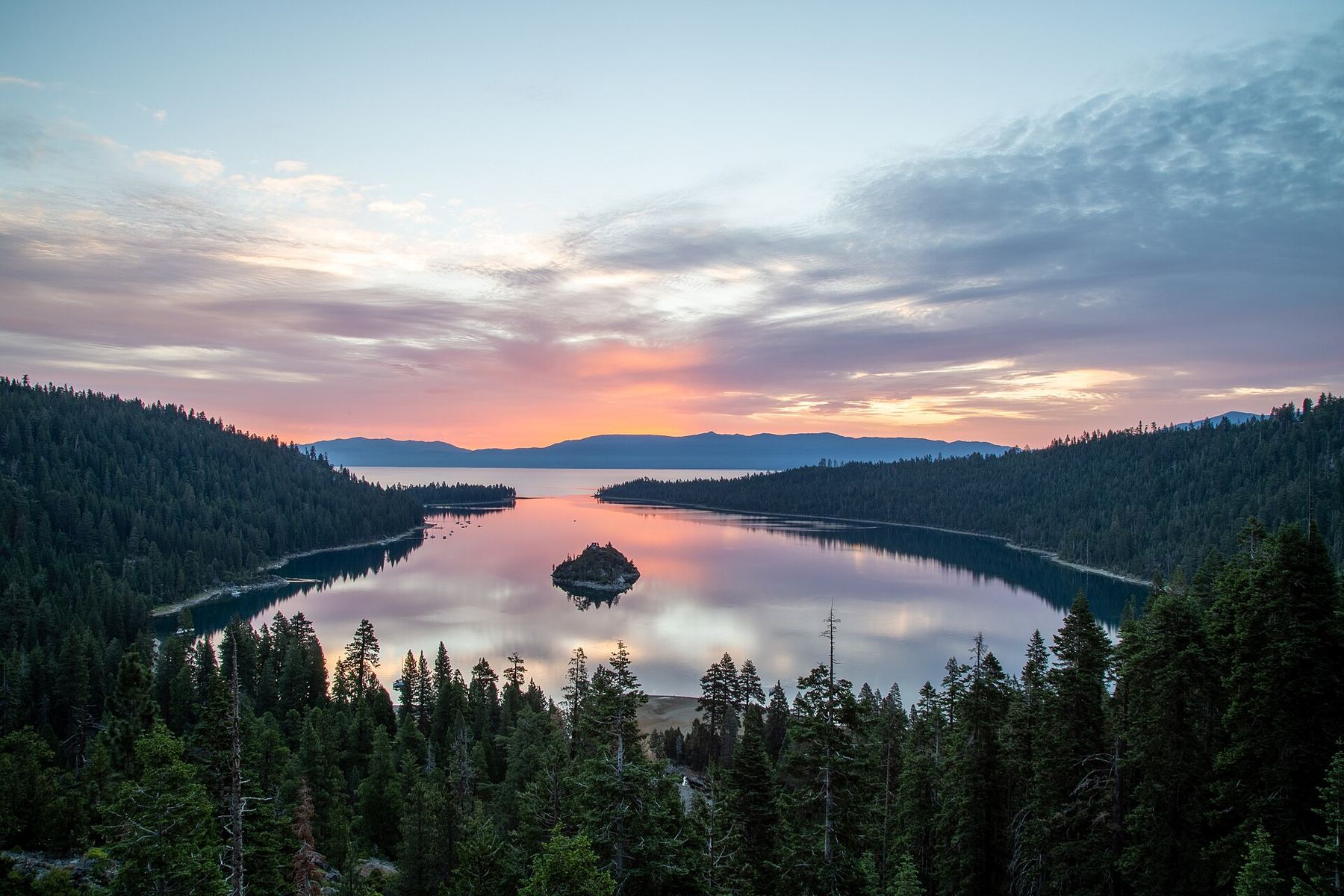 South Lake Tahoe का एक दृश्य