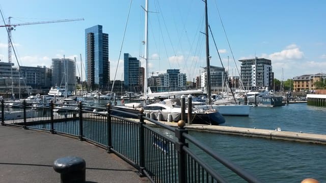 Une vue de Southampton