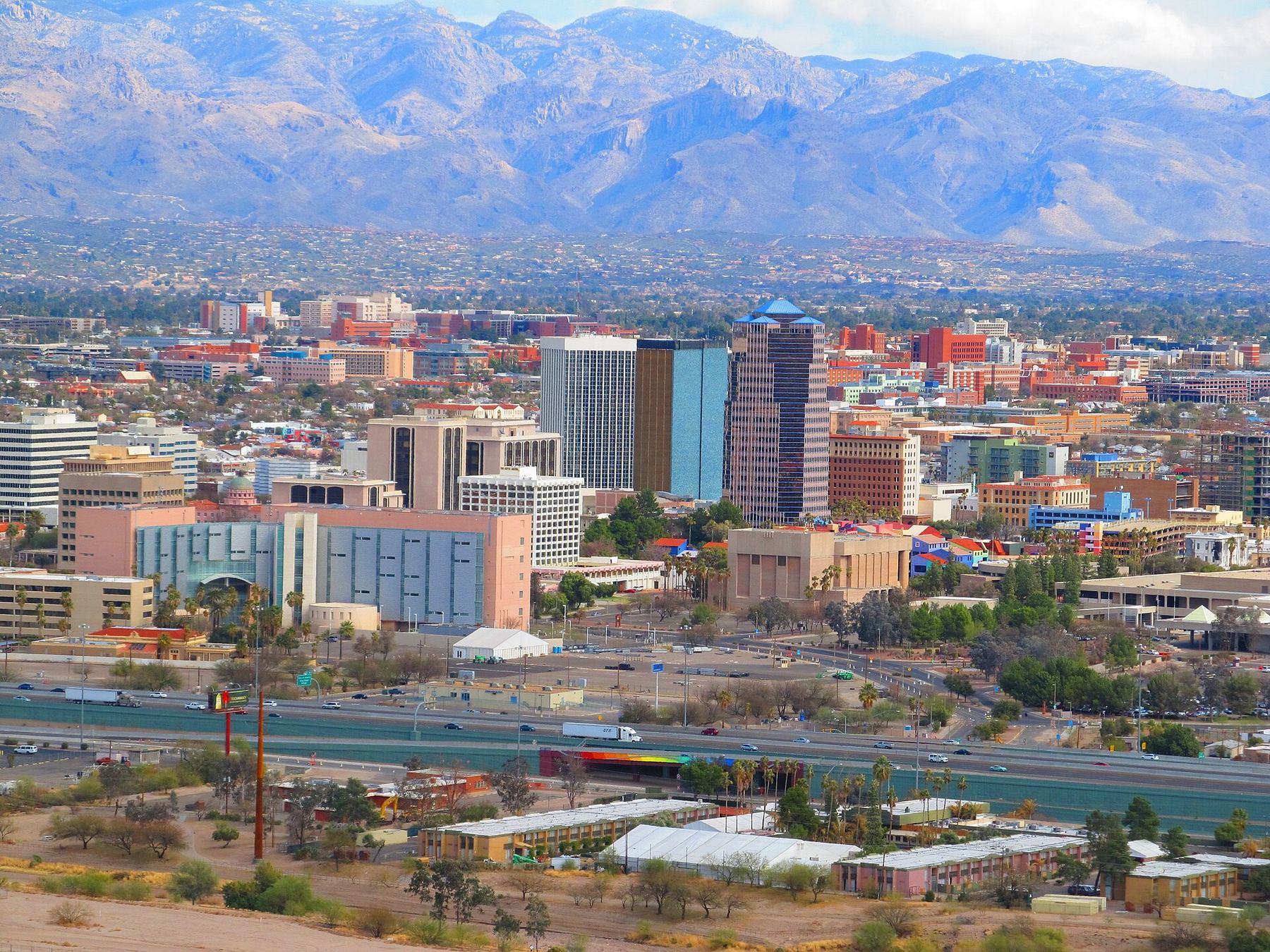 Una veduta di Tucson