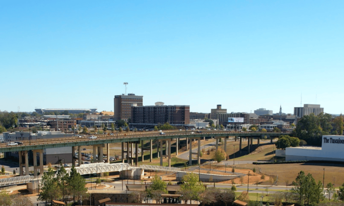 إطلالة على Tuscaloosa