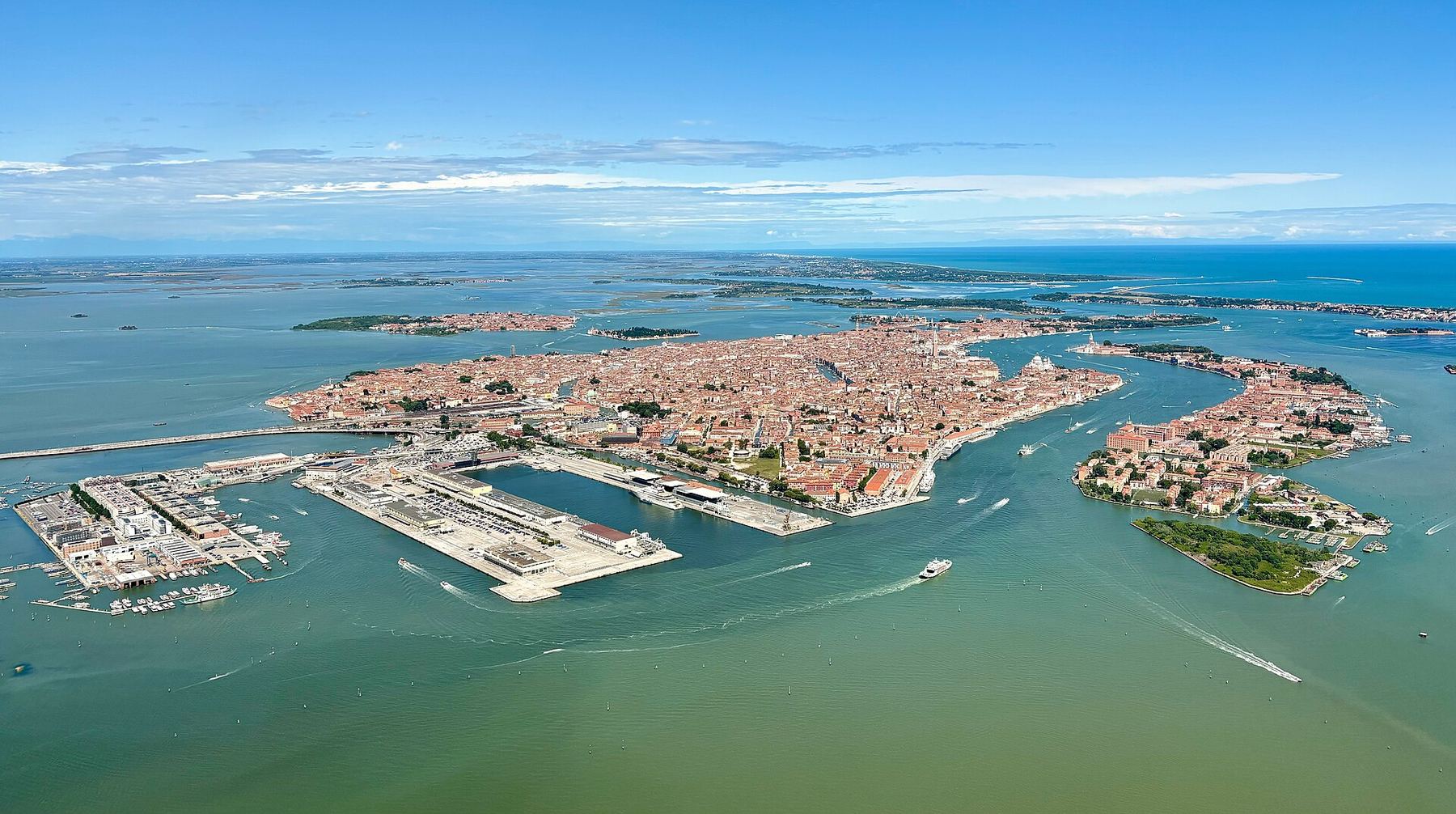 Uma vista de Venice