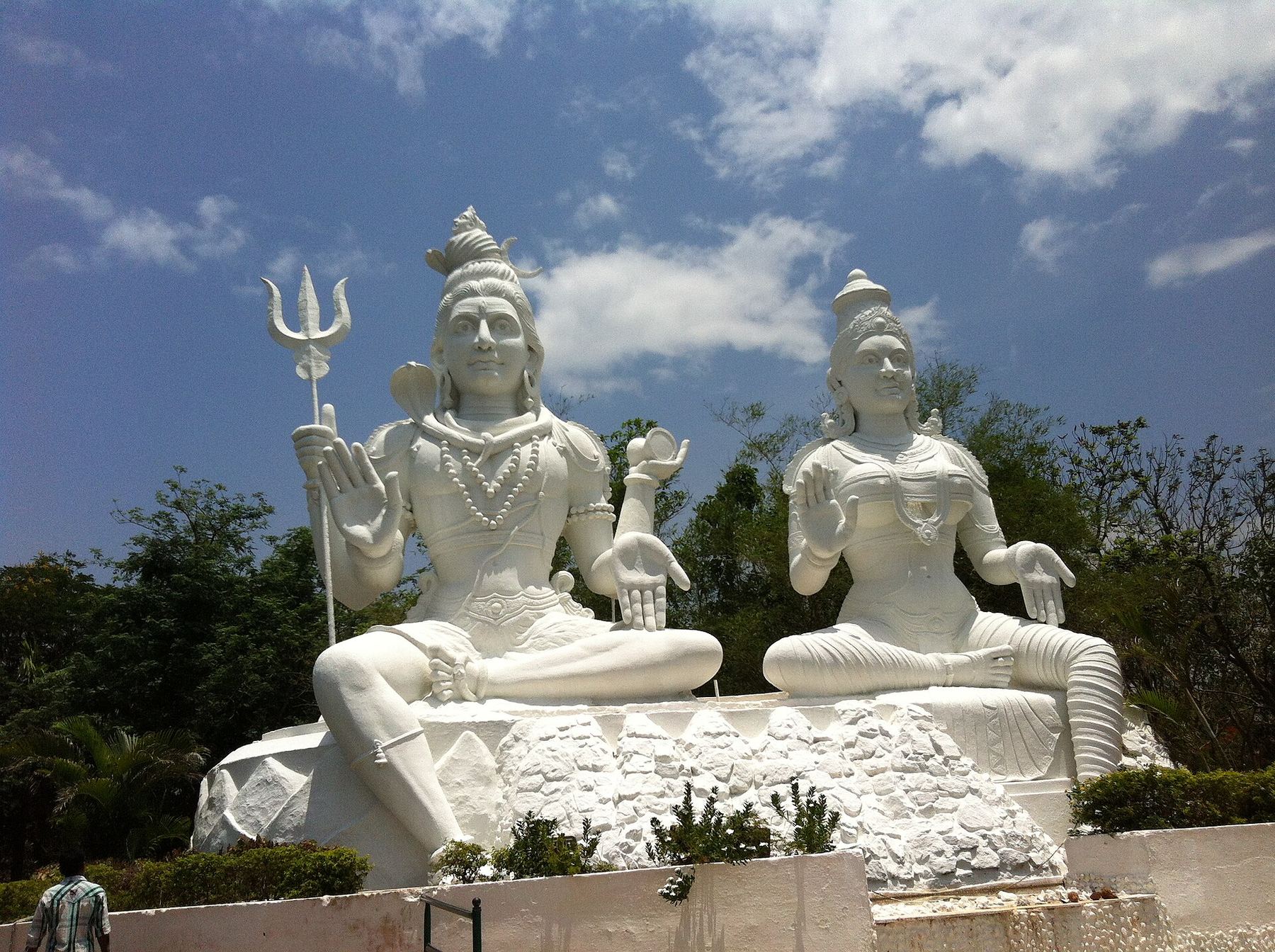 Visakhapatnam का एक दृश्य