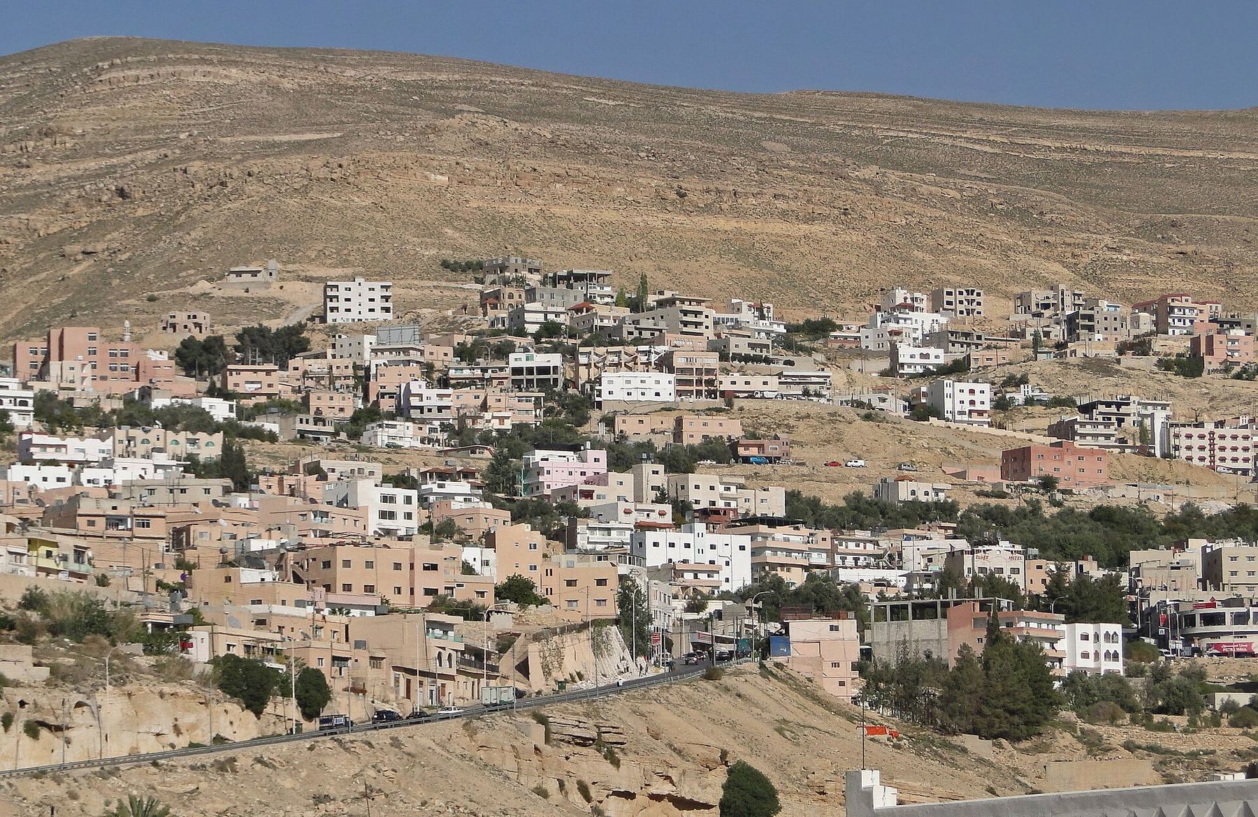 Wadi Musaの眺め