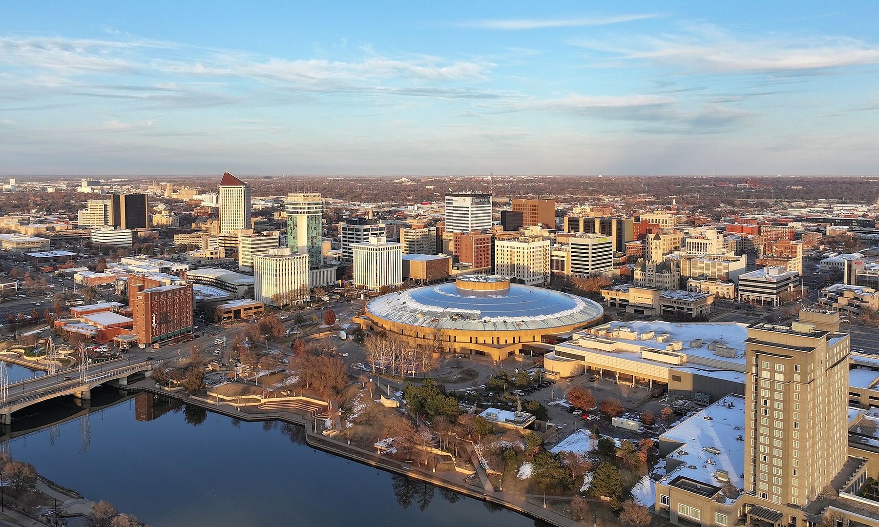 Una vista de Wichita