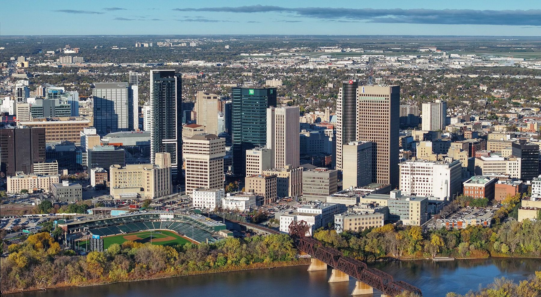 Ein Blick auf Winnipeg