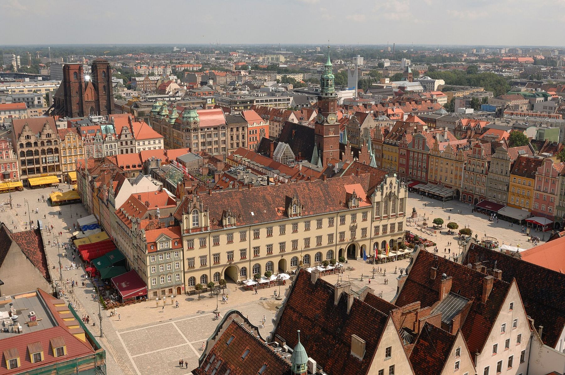 Una veduta di Wrocław