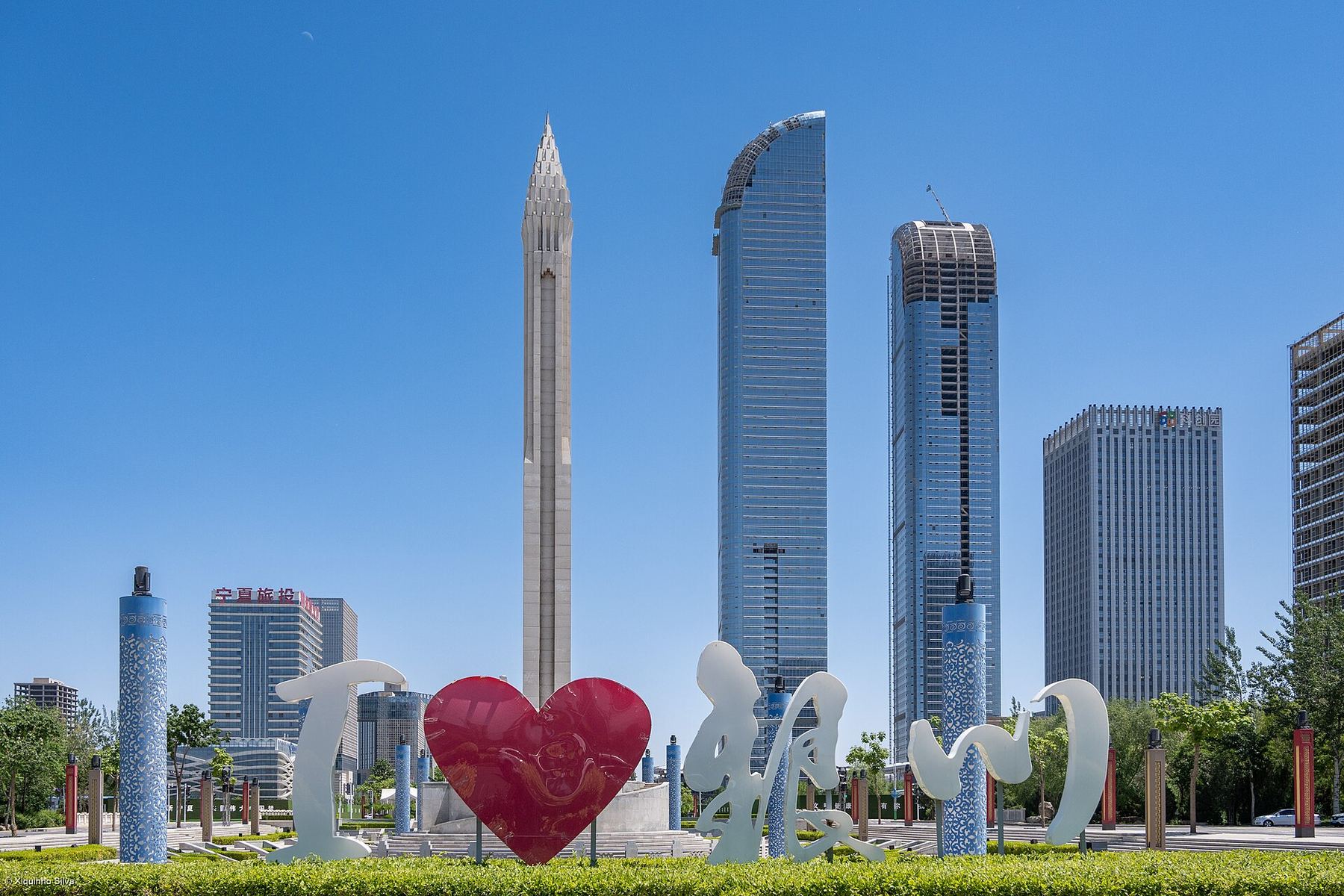 Una veduta di Yinchuan